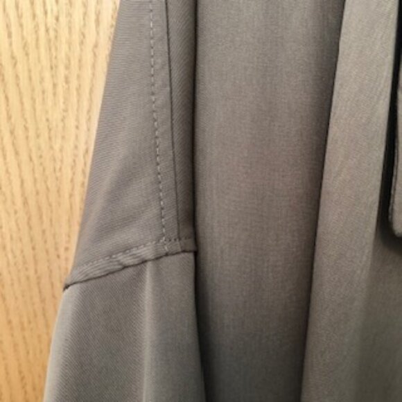 Vintage Max Studio Classic Drapey Wrap Swing Coat Lightweight 1X Oversized - Picture 4 of 8